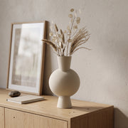 Dessa - Bolle Taps Toelopende Moderne Vaas — sfeer (creme)