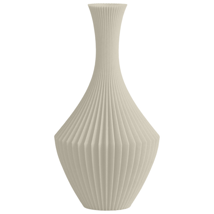 Nava - Gefacetteerde Symmetrische Sculpturale Vaas