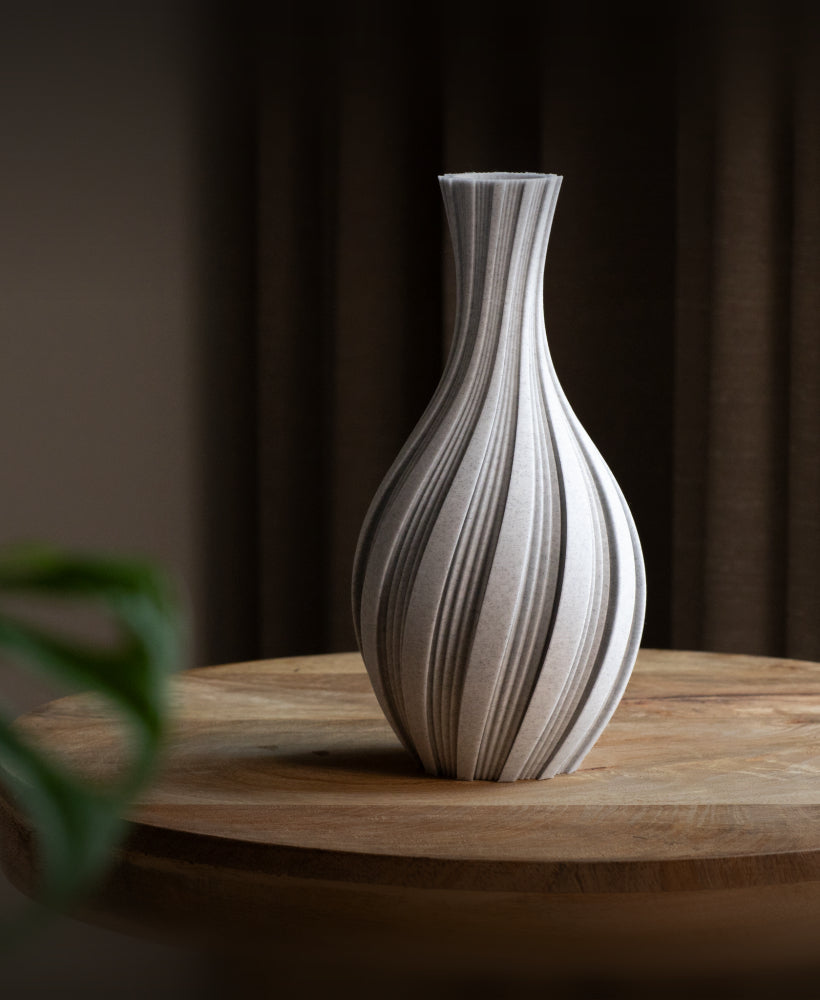 Lumi - Spiraal Geribbelde Sculpturale Design Vaas — sfeer (1468113_5)