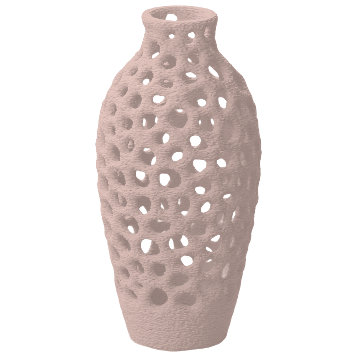 Ulani - Geperforeerde Organische Sculpturale Vaas