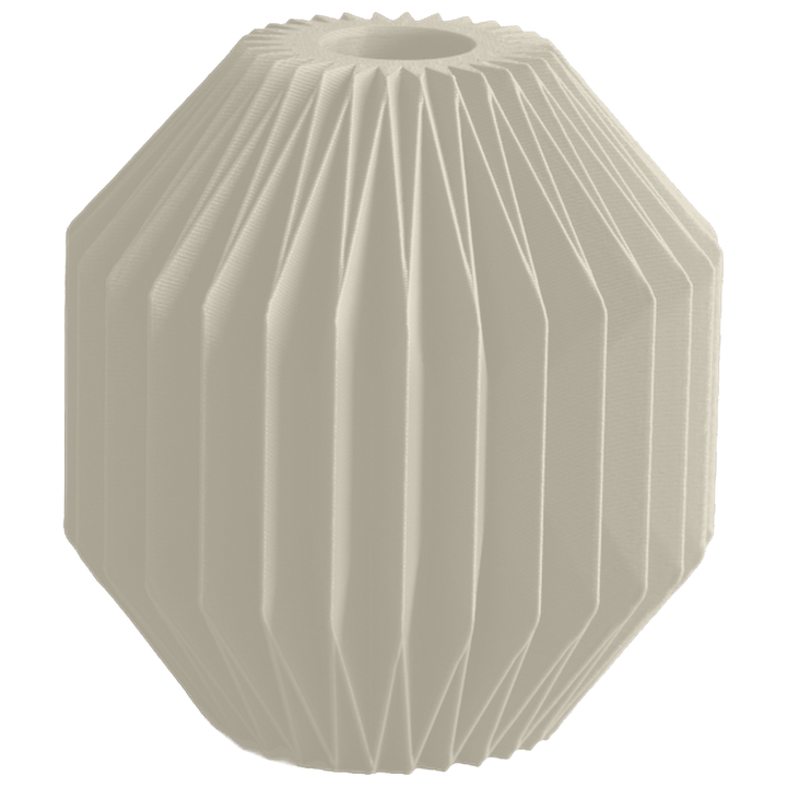 Calen - Gefacetteerde Bolle Sculpturale Vaas