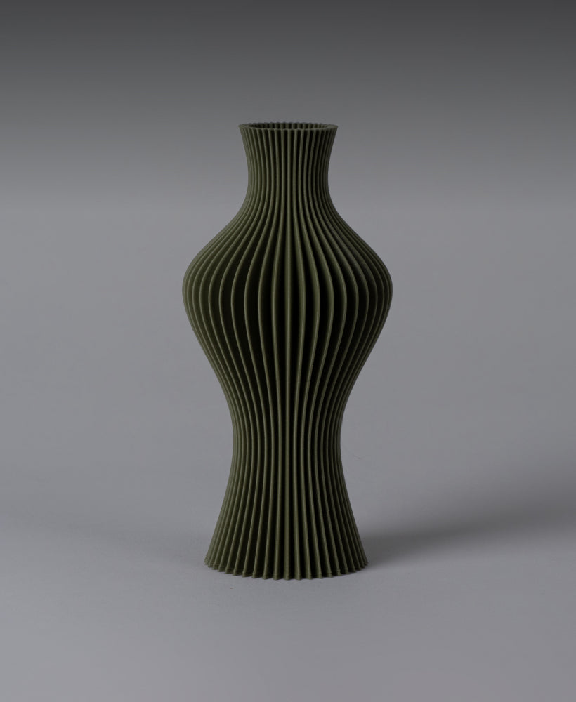 Flint - Ribbelige Minimalistische Vaas — sfeer (1531835_1)