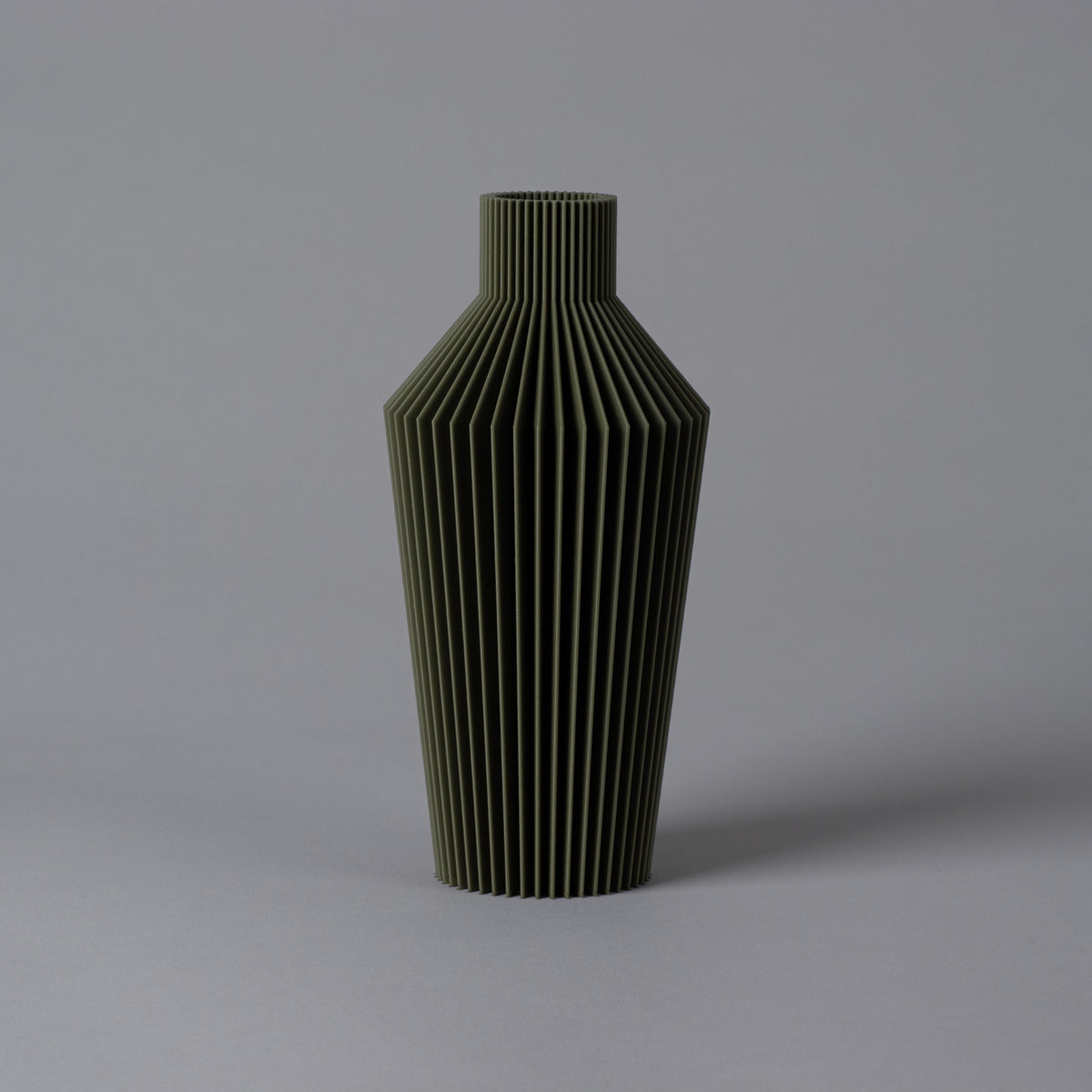 Nylas - Ronde Geribbelde Taps Toelopende Moderne Vaas — sfeer (1534261_6)
