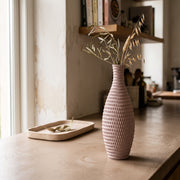 Bronte - Conisch Taps Geribbelde Moderne Vaas — sfeer (bloesem)