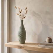 Bronte - Conisch Taps Geribbelde Moderne Vaas — sfeer (salie)