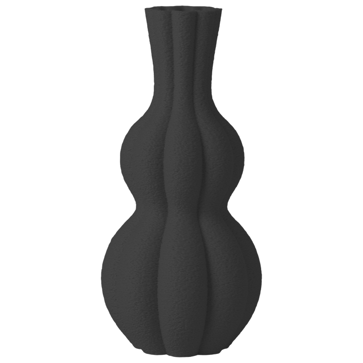 Ember - Geribbelde Organische Sculpturale Vaas