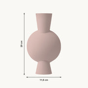 Dessa - Bolle Taps Toelopende Moderne Vaas — maat (bloesem-20cm)