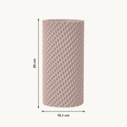 Ravon - Textuurvolle Cilindrische Moderne Vaas — maat (bloesem-20cm)