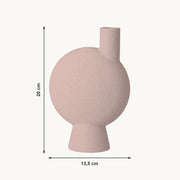 Helia - Asymmetrische Organische Sculpturale Vaas — maat (bloesem-20cm)