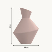Daris - Taps Toelopende Geometrische Moderne Vaas — maat (bloesem-25cm)